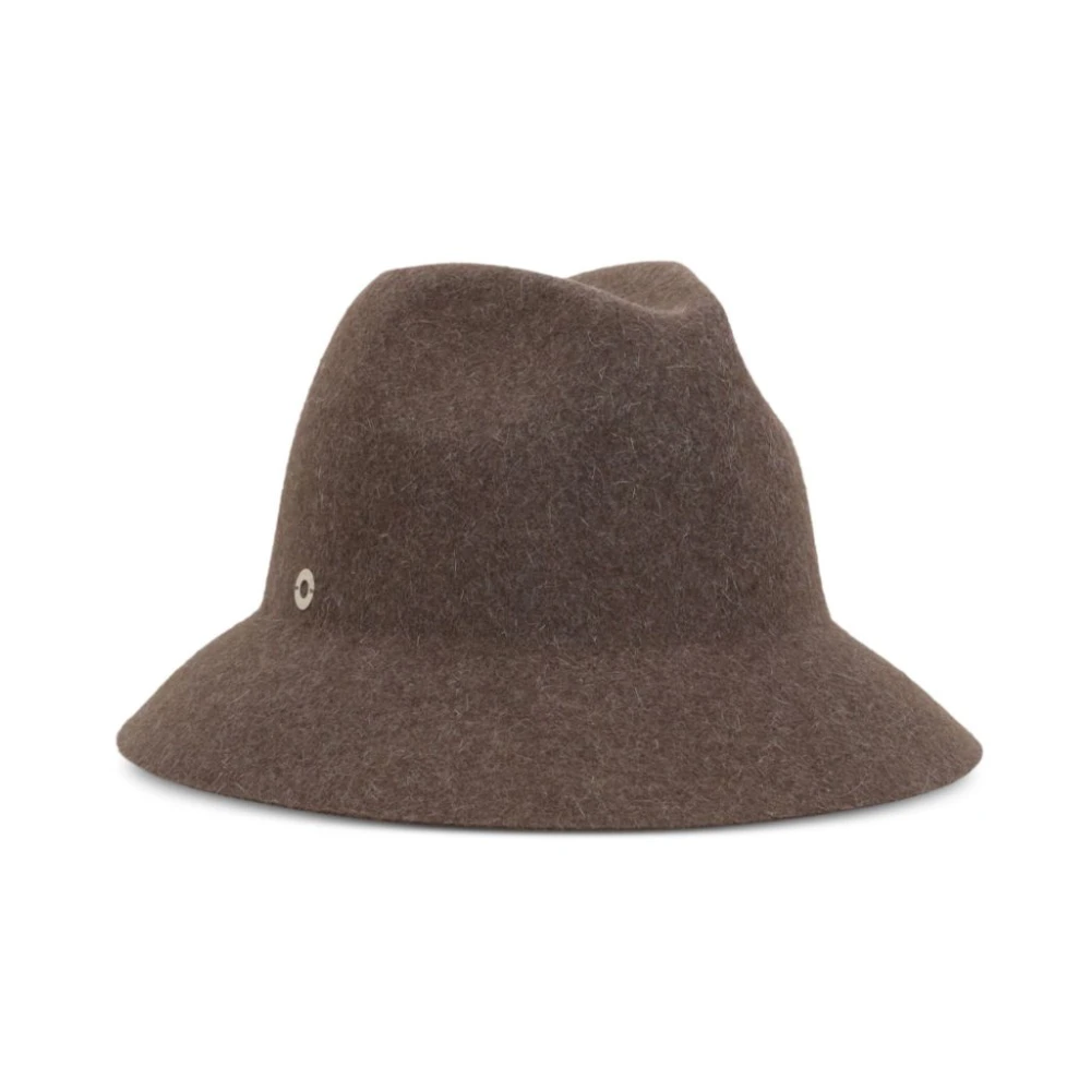 Loro Piana Luxe Rustiek Amber Haar Bont Sjaal Brown Dames
