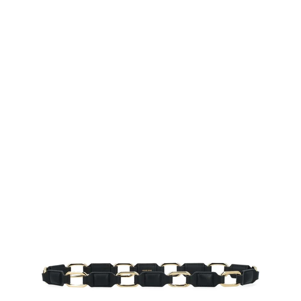Anine Bing Mini Jody Belt Black Dames