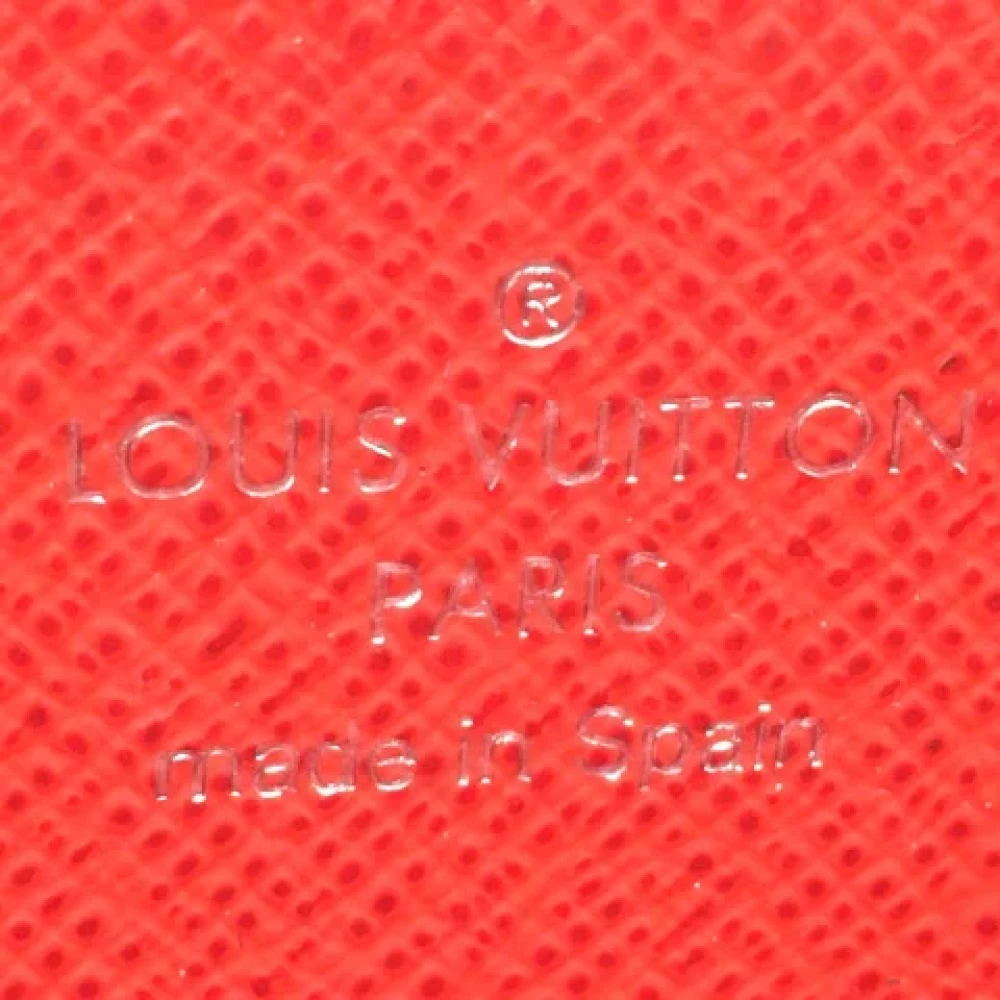 Louis Vuitton Vintage Pre-owned Leather wallets Red Dames