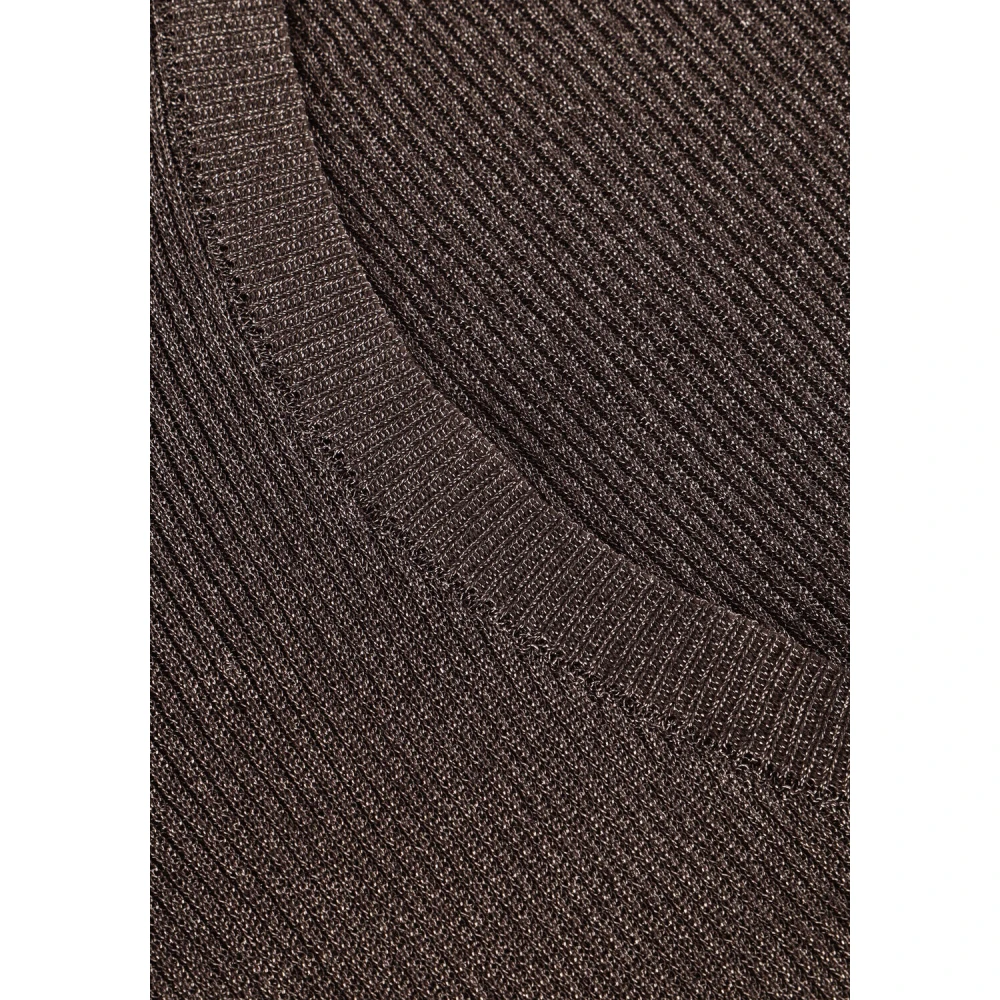Gestuz Diepe Rug Blouse Stijlvolle Top Gray Dames