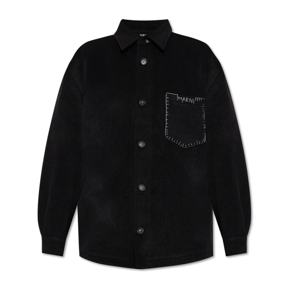 Marni Wollen jas Black Dames