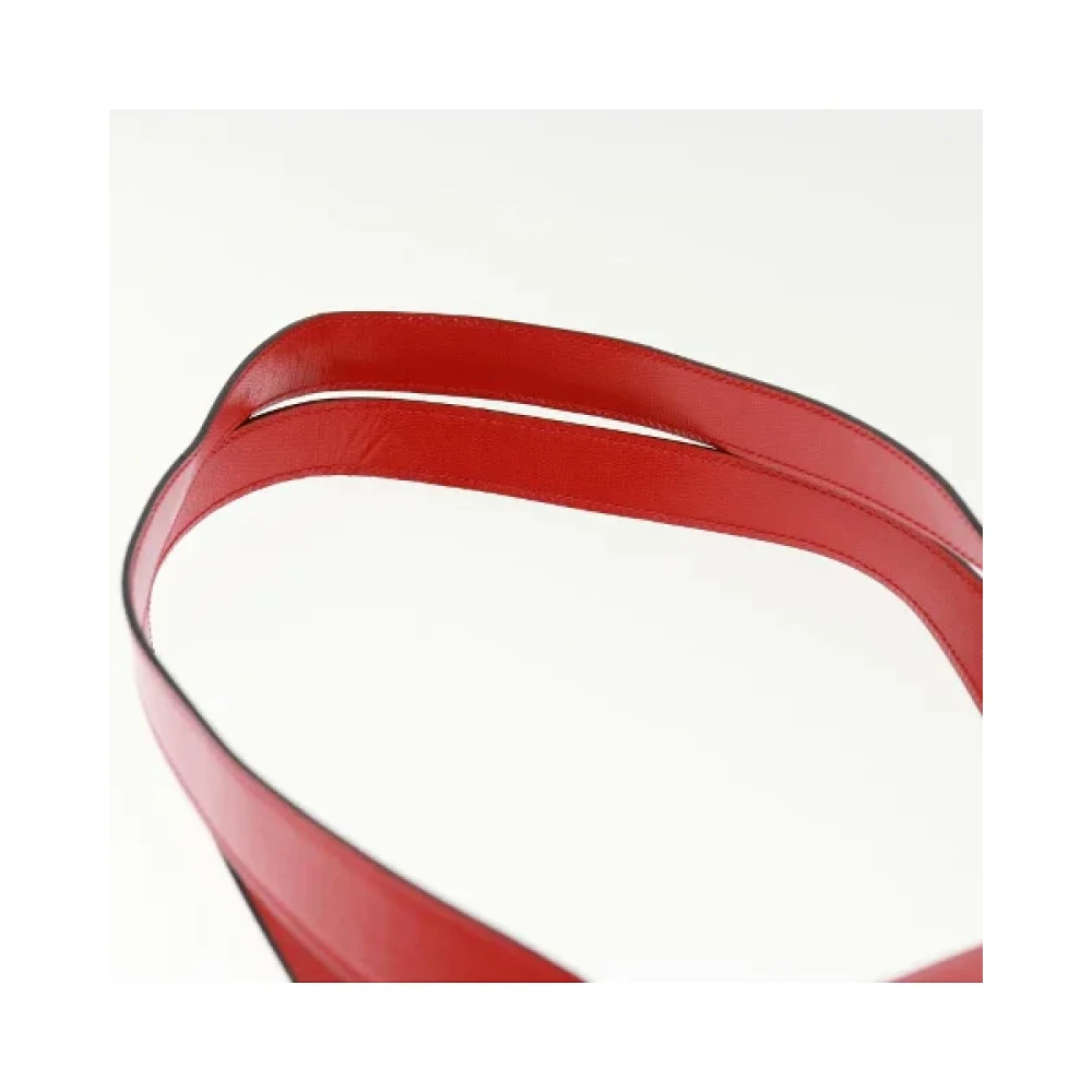 Celine Vintage Pre-owned Leather celine-bags Red Dames