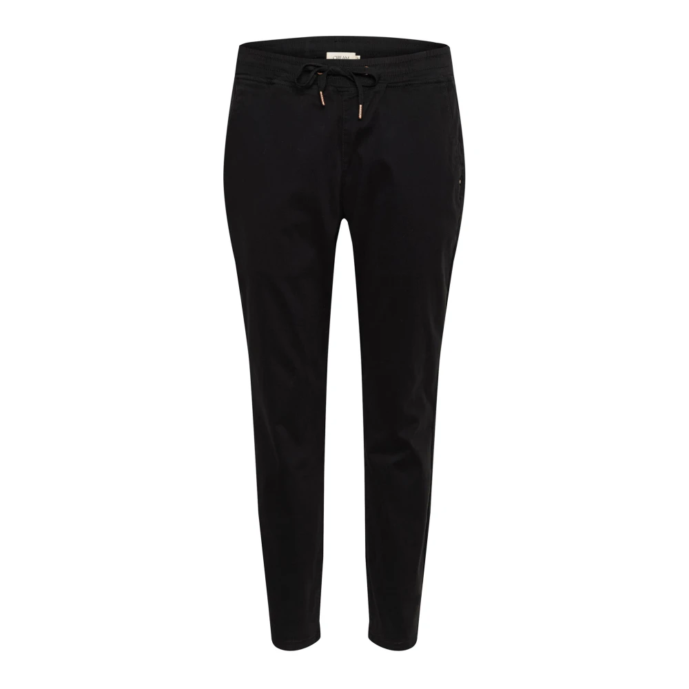Cream Luchtige Zwarte Broek Black Dames