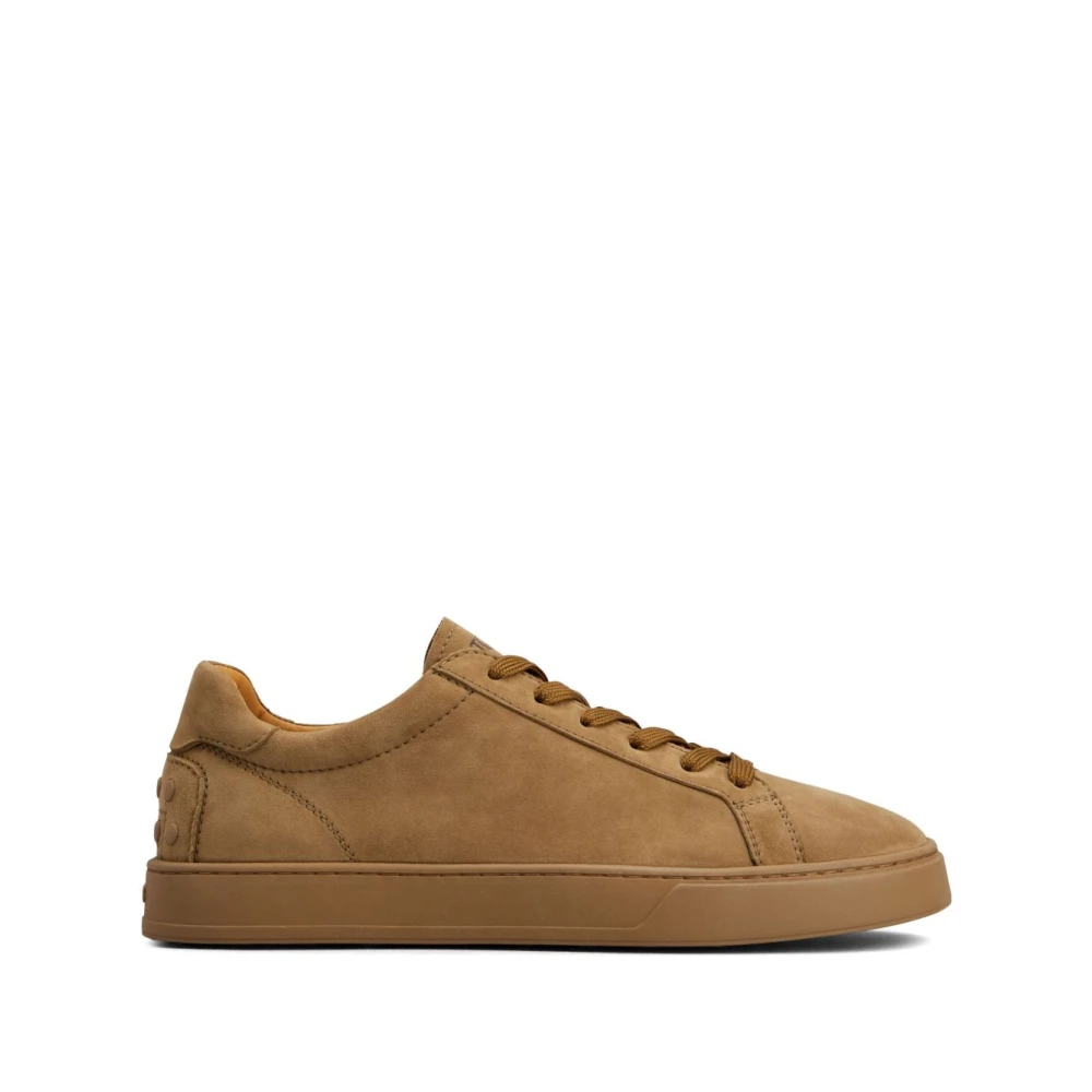 Tod’s Geitensleren Sneakers Heren Schoenen Bruin