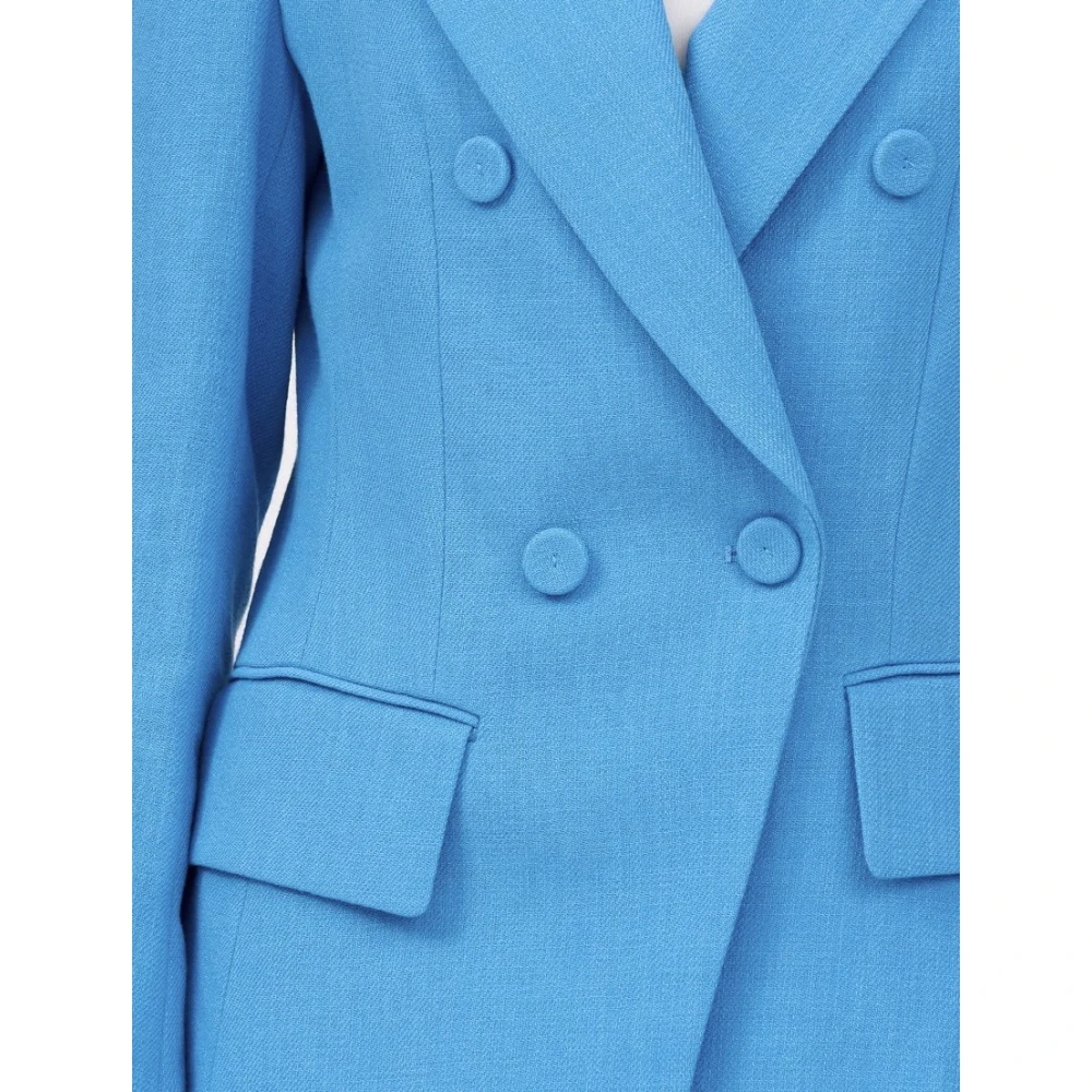 RIANI Blauw getailleerd jasje met dubbele knoopsluiting Blue Dames