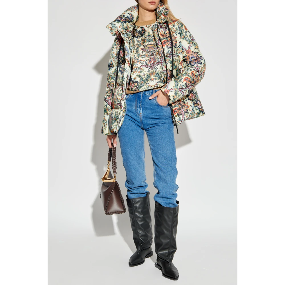 ETRO Trui met zijden inzetstuk Multicolor Dames