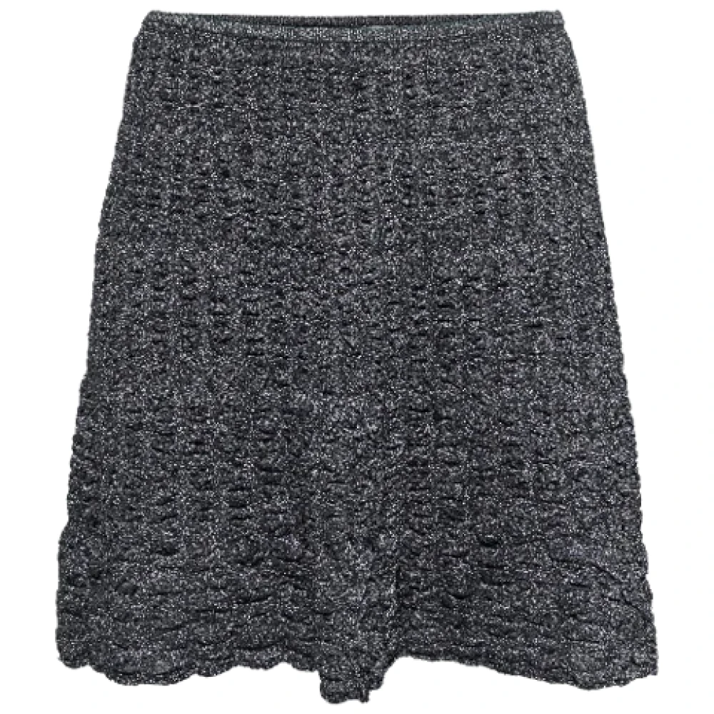 Missoni Pre-owned Knit bottoms Gray Dames