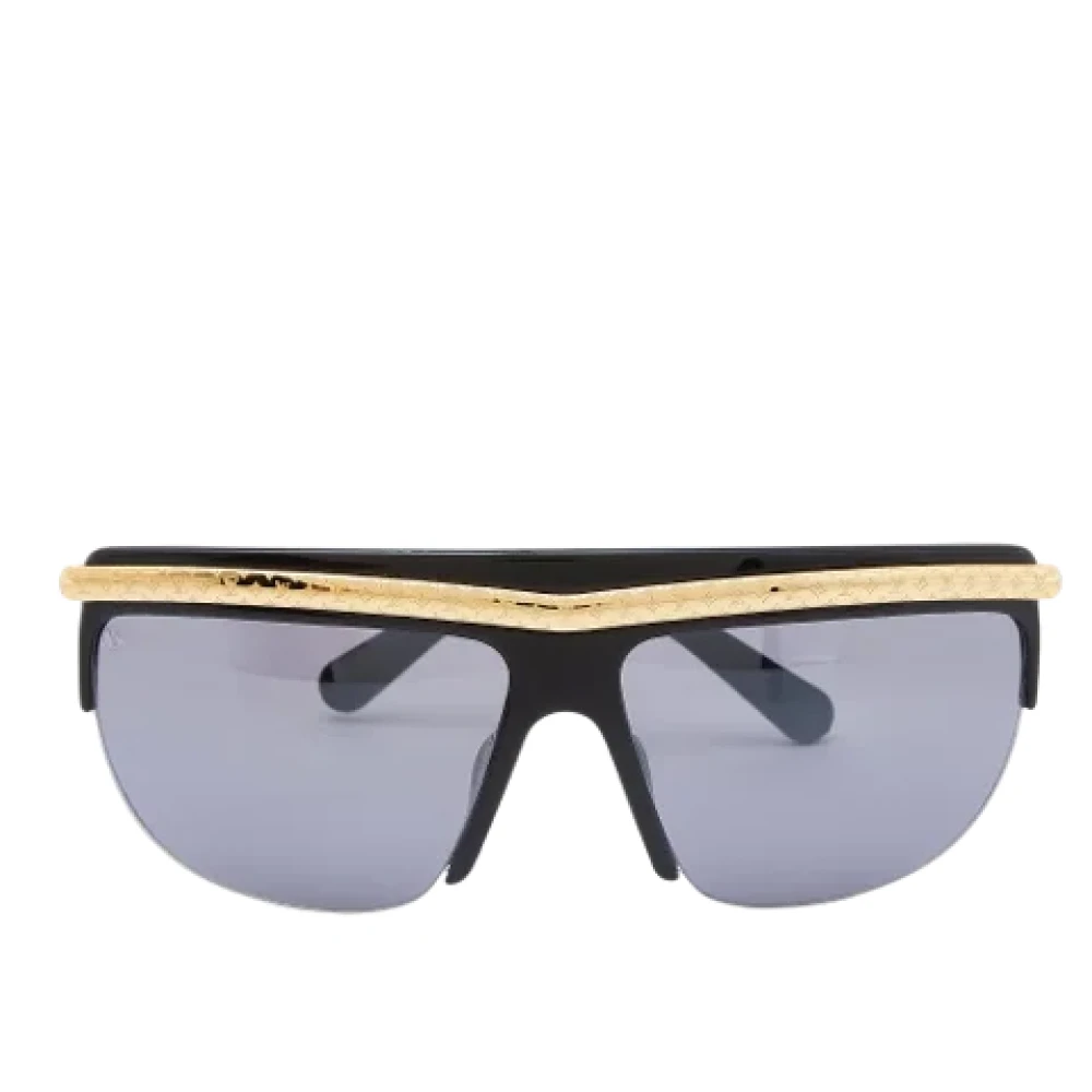 Louis Vuitton Vintage Pre-owned Acetate sunglasses Black Dames