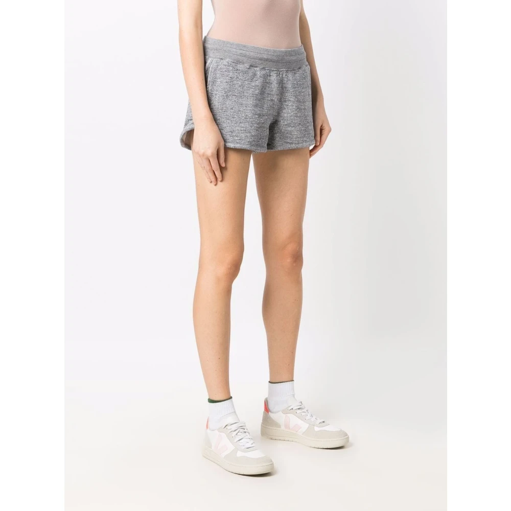 Golden Goose Katoenen shorts met sterren voor vrouwen Gray Dames
