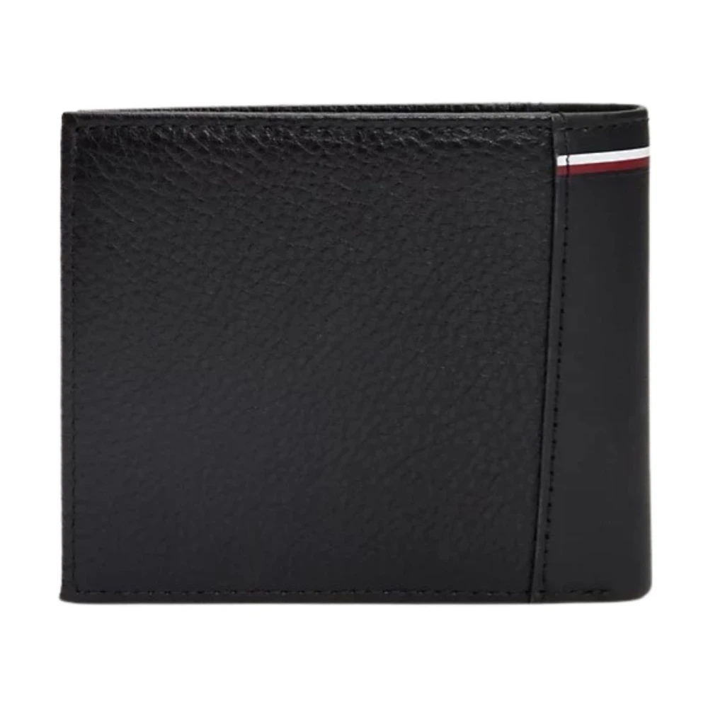 Tommy Hilfiger Herenportemonnee met Muntvak Black Heren