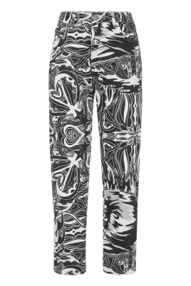 Denimbyxor Mom Fit Tribal Circus