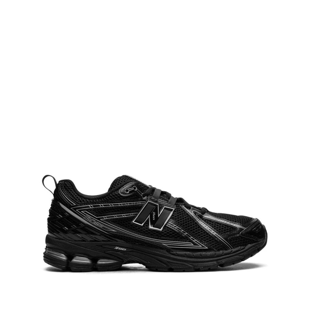 New Balance Zwarte Mesh Sneakers Dikke Zool Heren Schoenen
