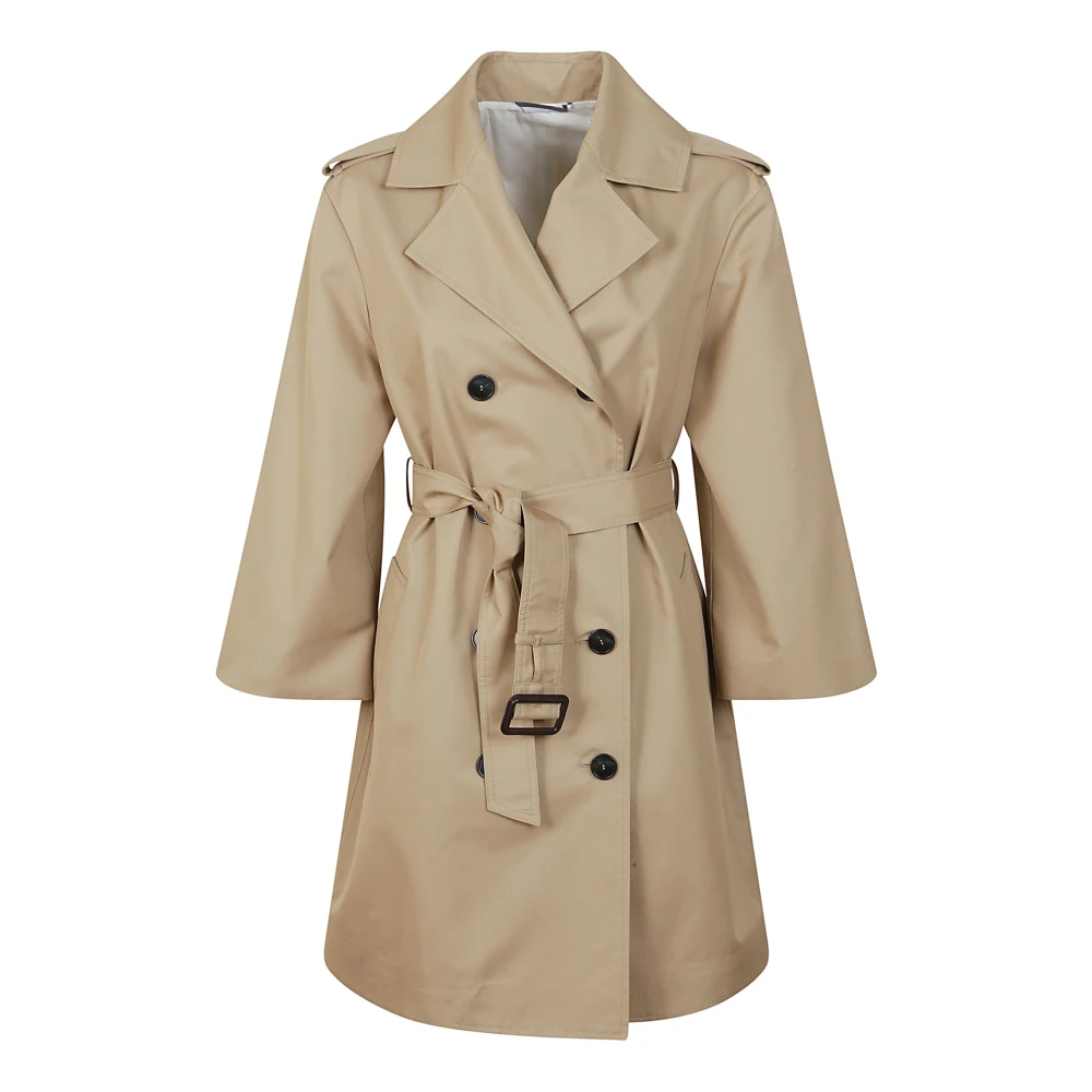 Max Mara Weekend Stijlvolle Waterdichte Jas Brown Dames