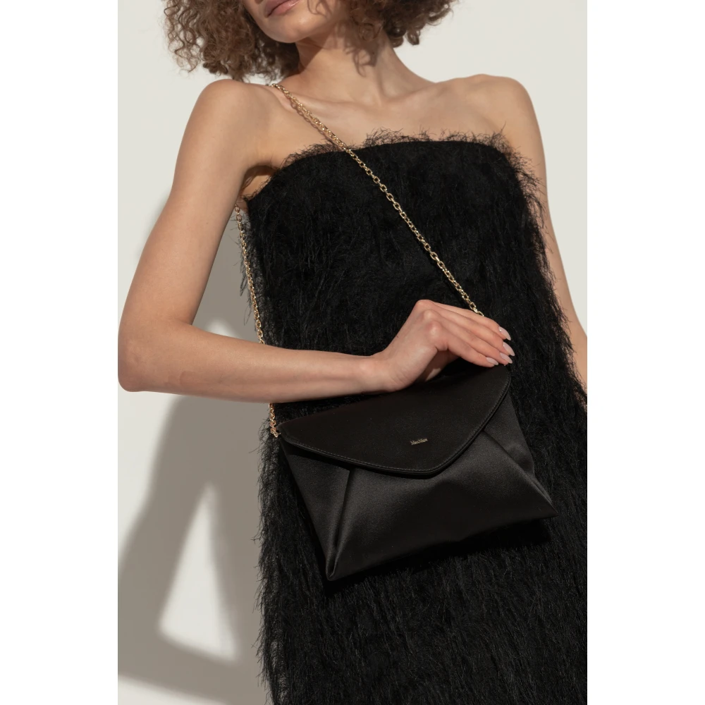 Max Mara Schoudertas Envelop Black Dames