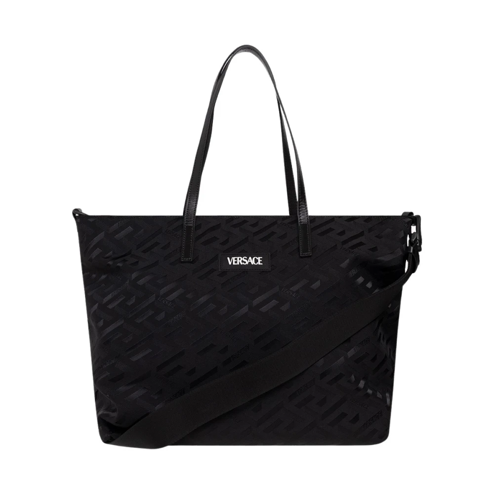 Versace Unisex Svart Home One Size, Läder, Skötväska