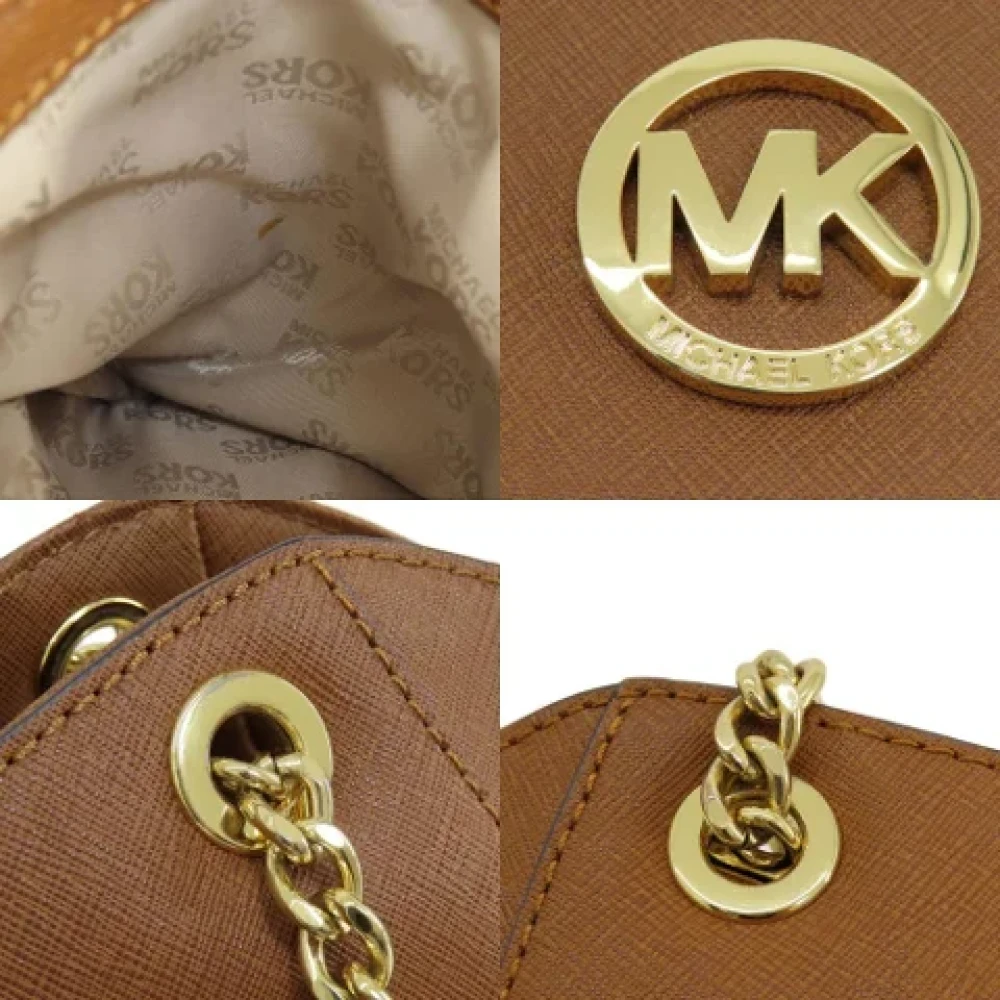 Michael Kors Pre-owned Canvas shoulder-bags Brown Dames