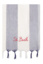serviette-de-plage-en-coton-rayee-bleue-avec-franges
