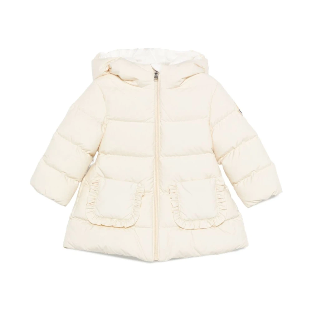 Moncler Women's Beige Molan Hooded Down Jacket