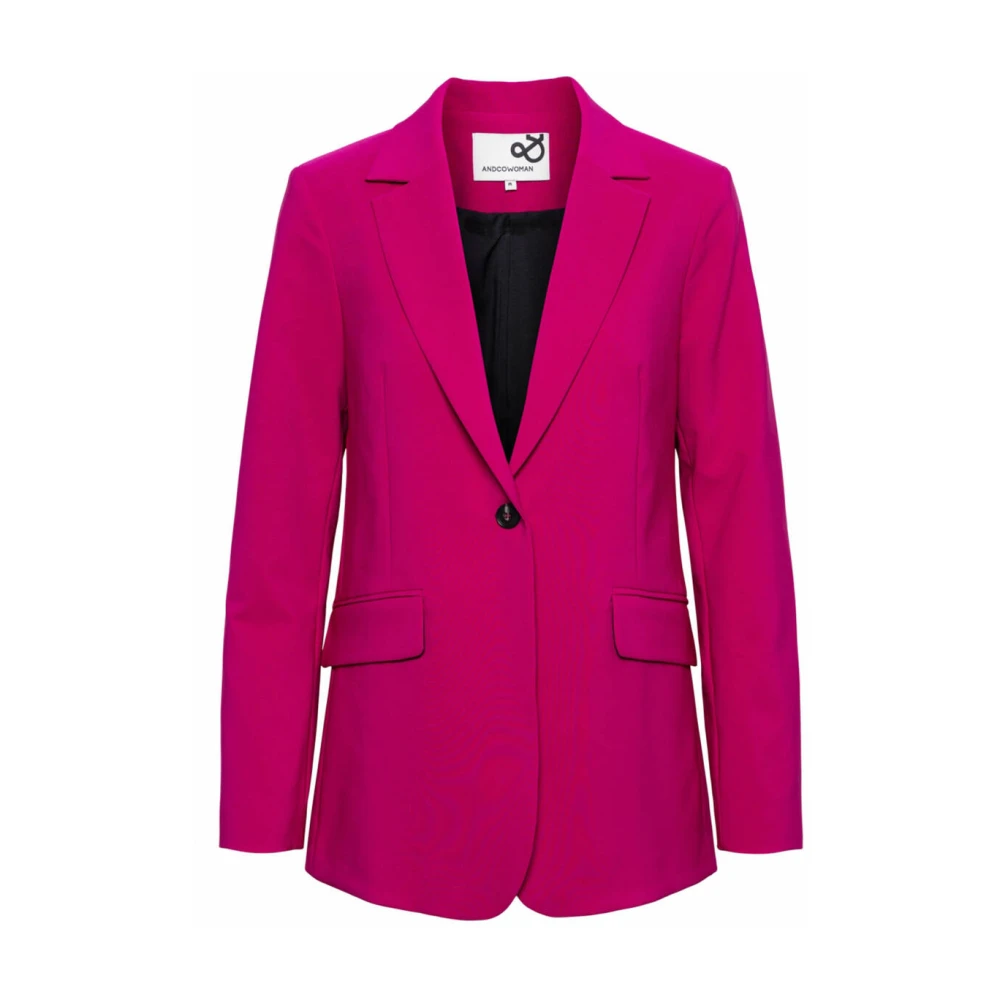 &Co Woman Comfort Blazer Claire Pink Dames