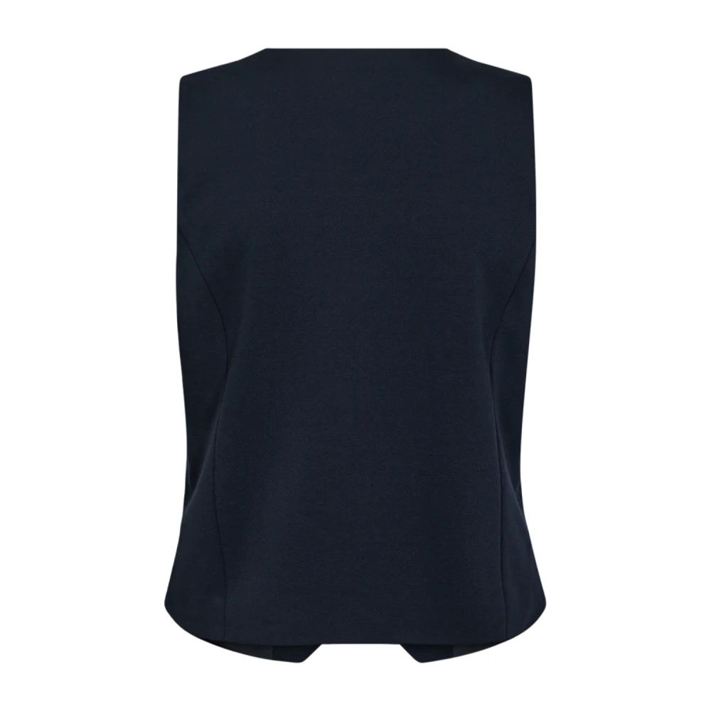 Freequent Klassiek Jersey Vest met Volledige Voering Blue Heren