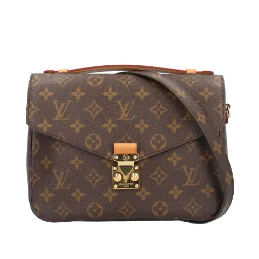 Louis Vuitton Vintage Pre-owned Canvas shoulder-bags Brown Dames