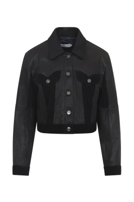 Leather Slim Blouson