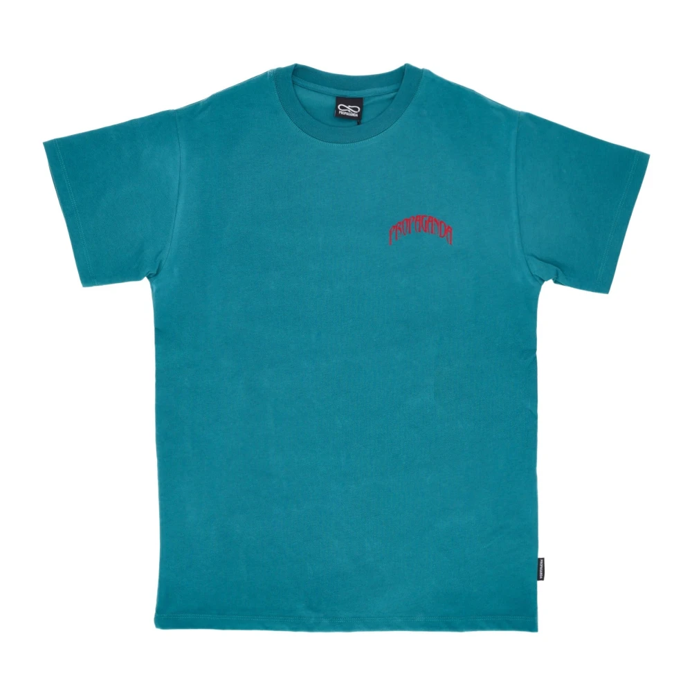 Propaganda Triangle Web Tee Korte Mouw T-shirt Blue Heren