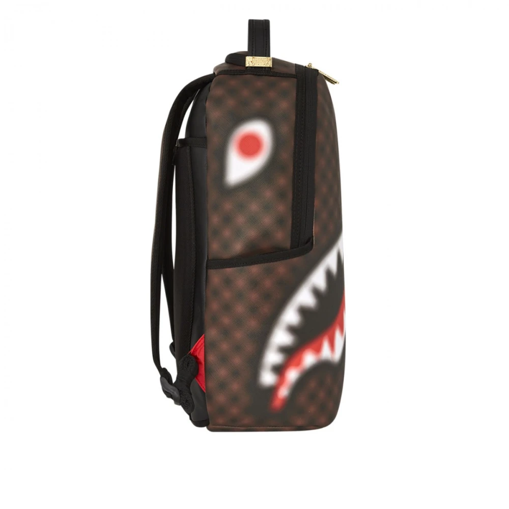 Sprayground Sharks In Paris Blur Rugzak Brown Heren