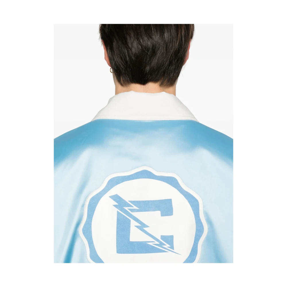 Champion Hemelsblauwe Rits Voorkant Buitenkleding Blue Heren