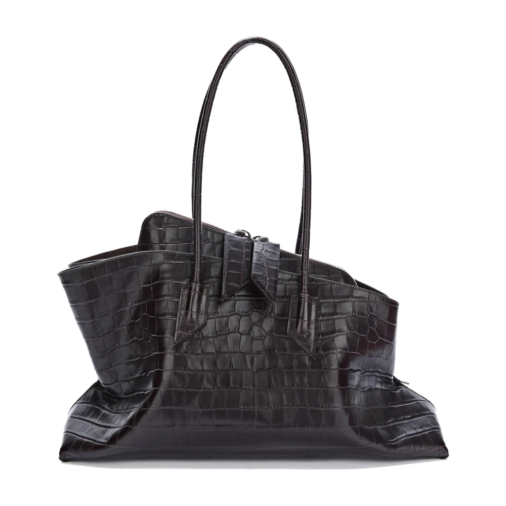 The Attico Brown Shoulder Bags, Female, One Size, La Passeggiata Shoulder Bag