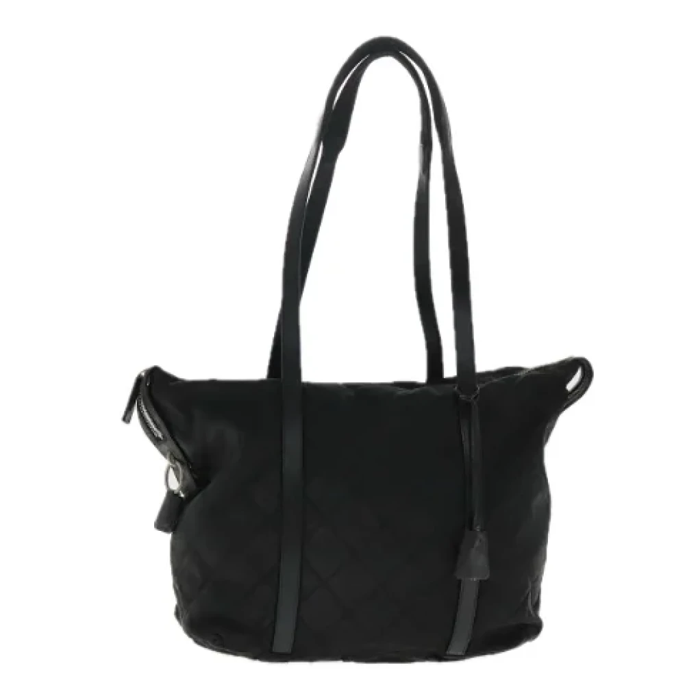 Prada Vintage Pre-owned Nylon prada-bags Black Dames