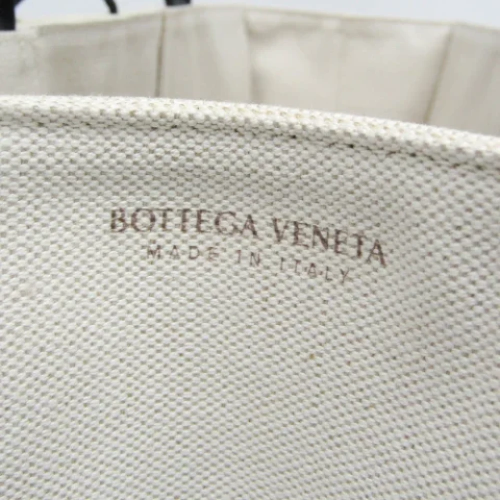 Bottega Veneta Vintage Pre-owned Canvas totes Beige Dames