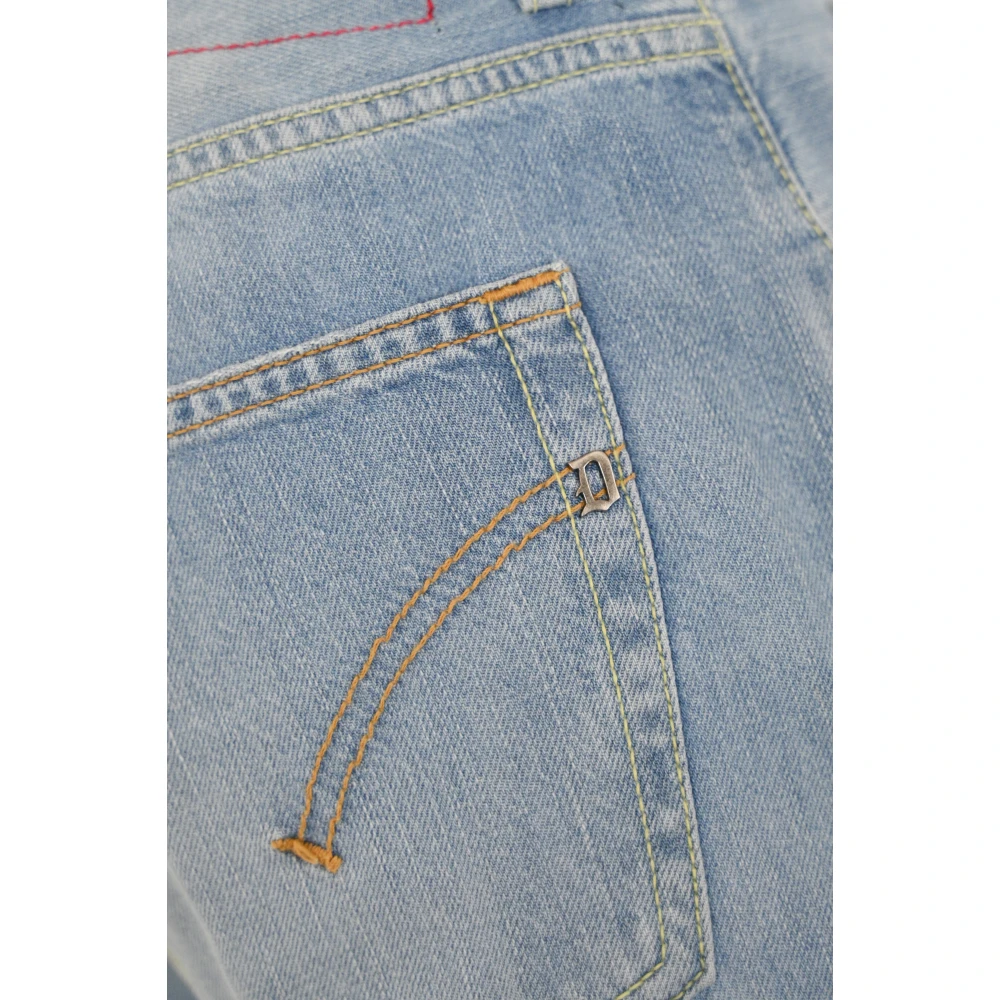 Dondup Slim Fit Licht Denim Broek Blue Heren