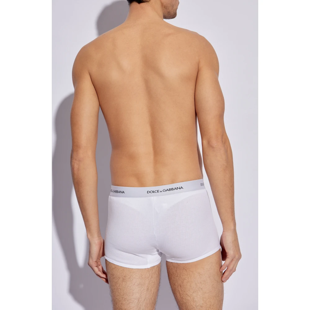 Dolce & Gabbana Twee-pack boxershorts White Heren