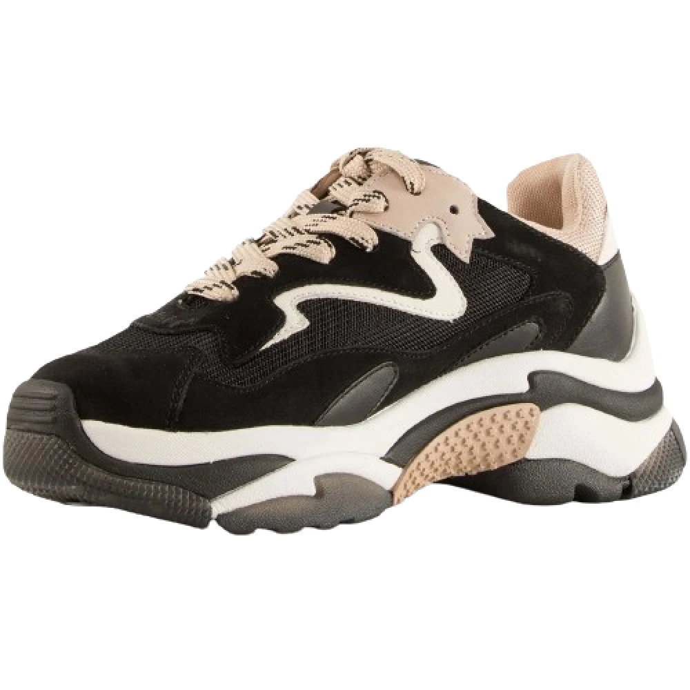 ASH Chunky Panelled Sneakers med Märkt Häl Black, Dam