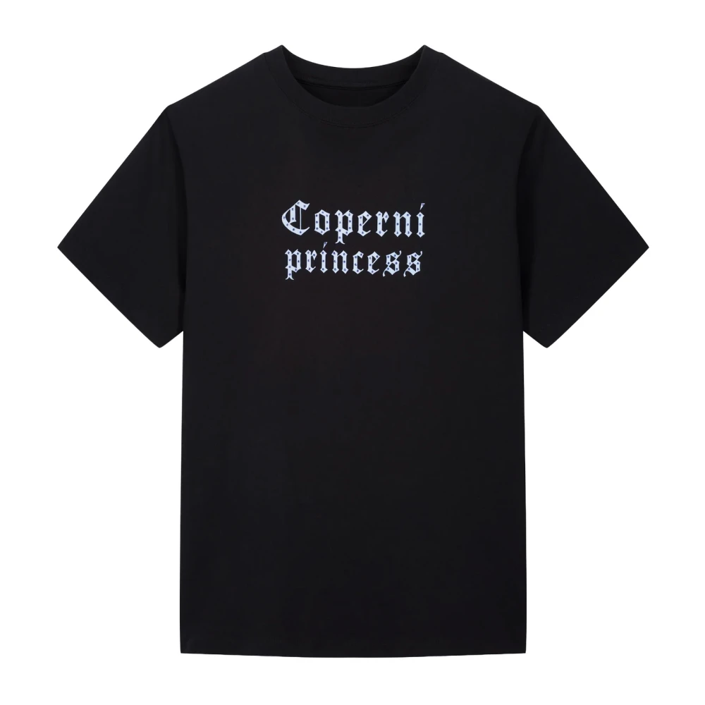Coperni Women's Black T-Shirts, L, T-Shirts And Polos With Rhinestone Logo