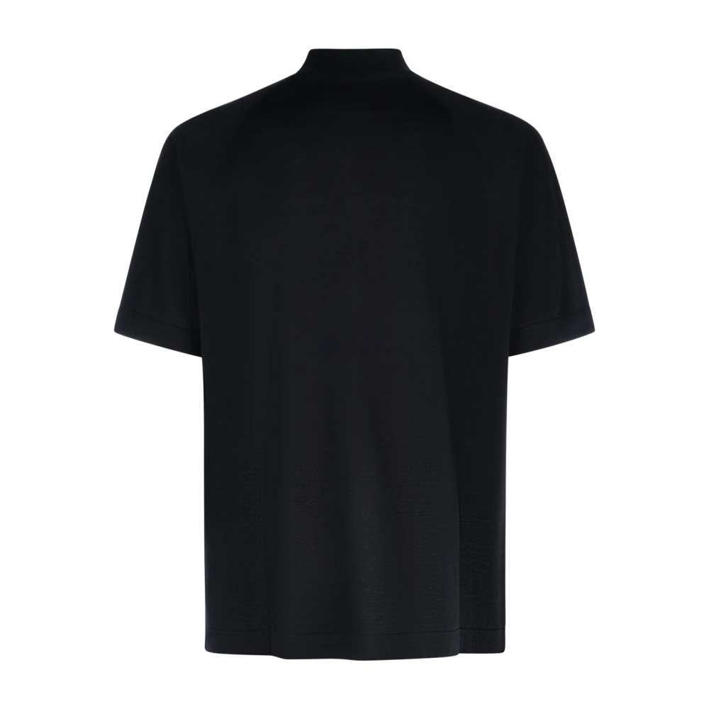 Paolo Pecora Short Sleeve Shirts Black Heren