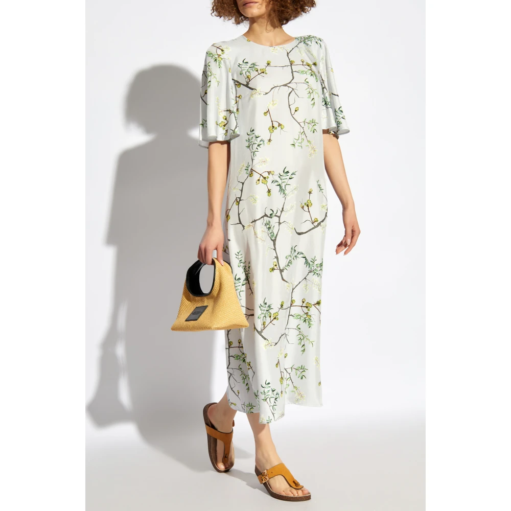 Munthe Bloemenpatroon jurk Gray Dames