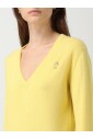 pull-en-cachemire-jaune-a-col-en-v