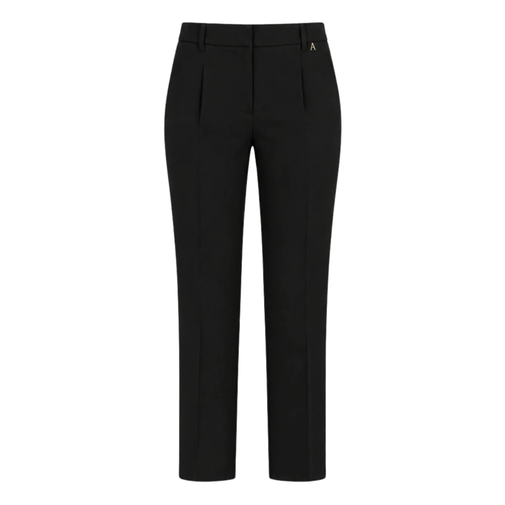 Twinset Women's Black Cropped Trousers, S, Actitude Cropped Trousers