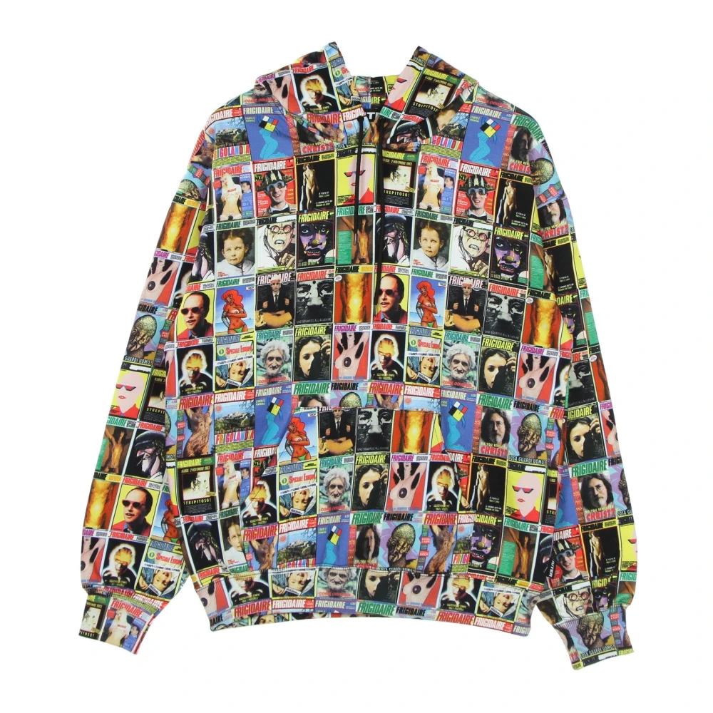 Iuter Lichtgewicht hoodie met all-over print Multicolor Heren