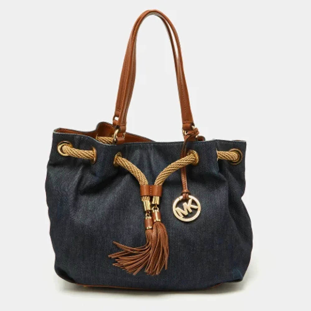 Michael Kors Pre-owned Denim handbags Blue Dames