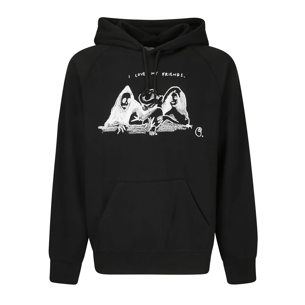 Carhartt WIP Hoodie Pepe Friends Sweat Black Heren