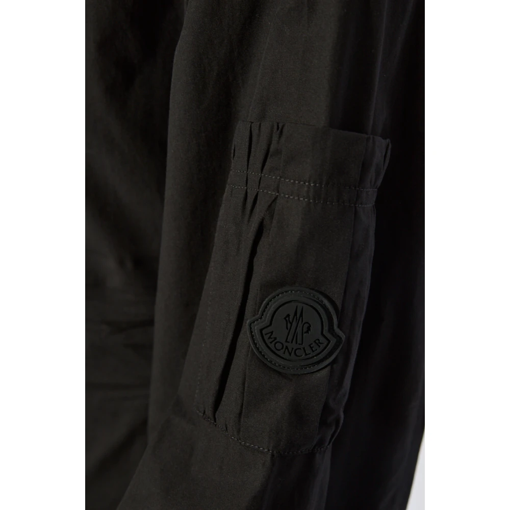 Moncler Shirt met zak Black Dames