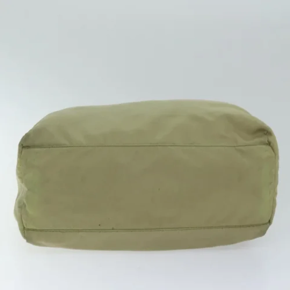 Prada Vintage Pre-owned Nylon totes Beige Dames