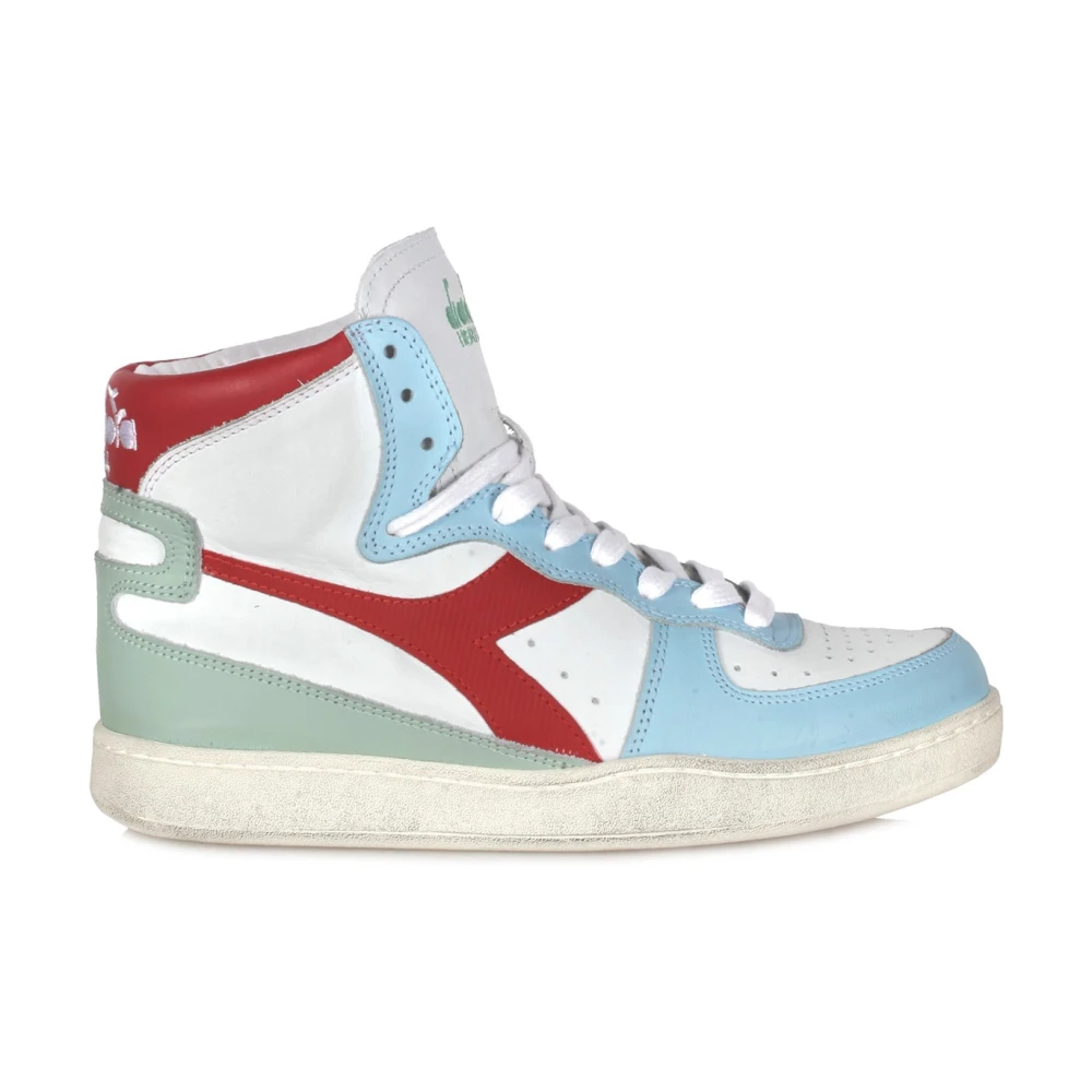 Diadora High-top leren sneakers Dames Schoenen Veelkleurig Multicolor