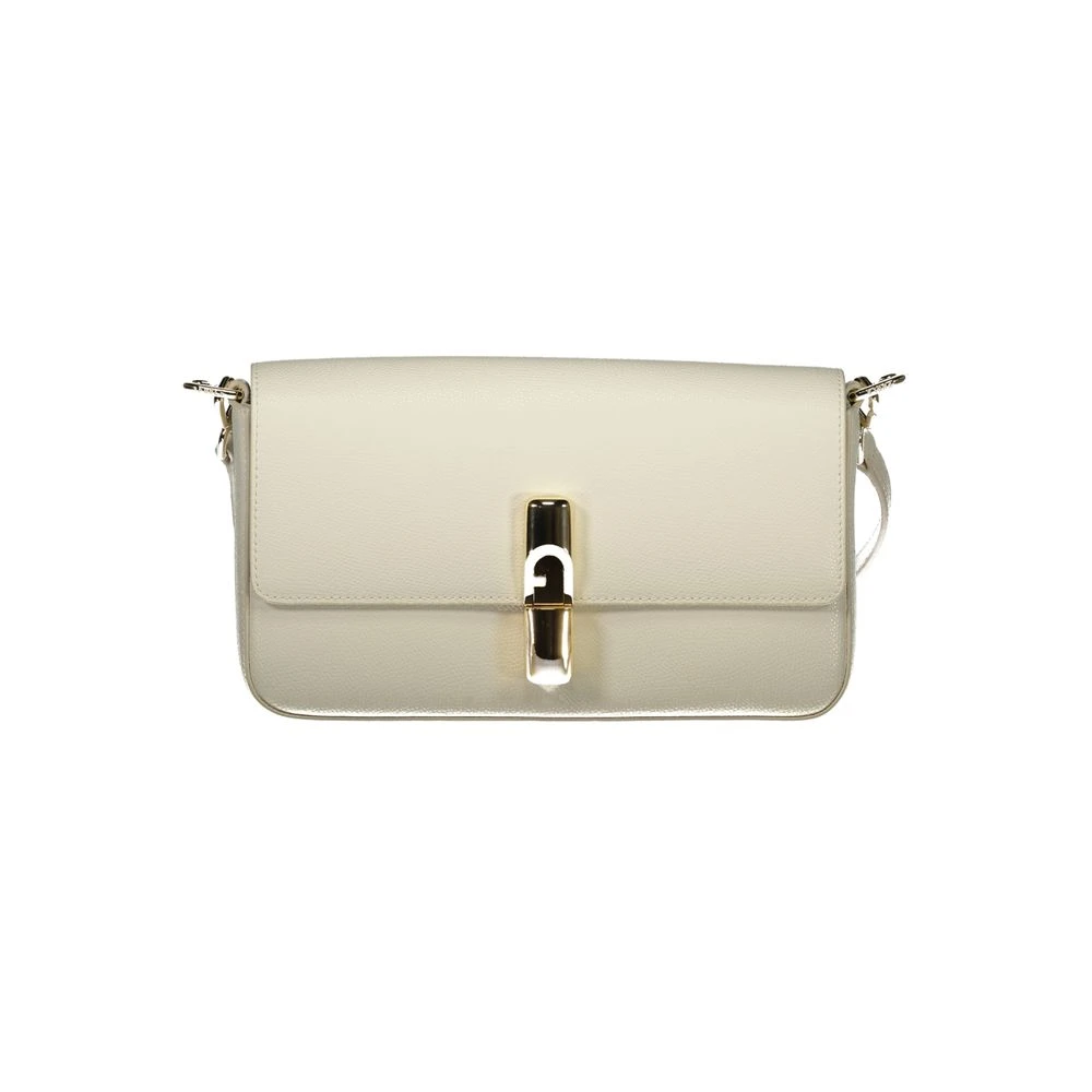 Furla Women's Beige Cross Body Bags, One Size, Leather Crossbody Bag
