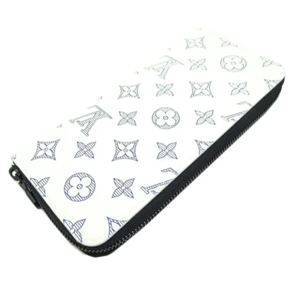 Louis Vuitton Vintage Pre-owned Leather wallets White Dames