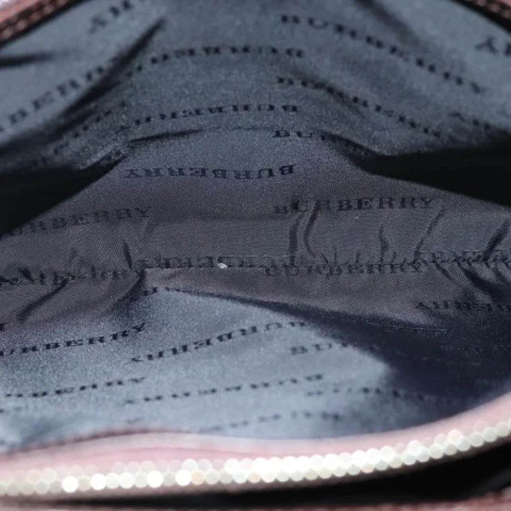 Burberry Vintage Pre-owned Canvas handbags Beige Dames