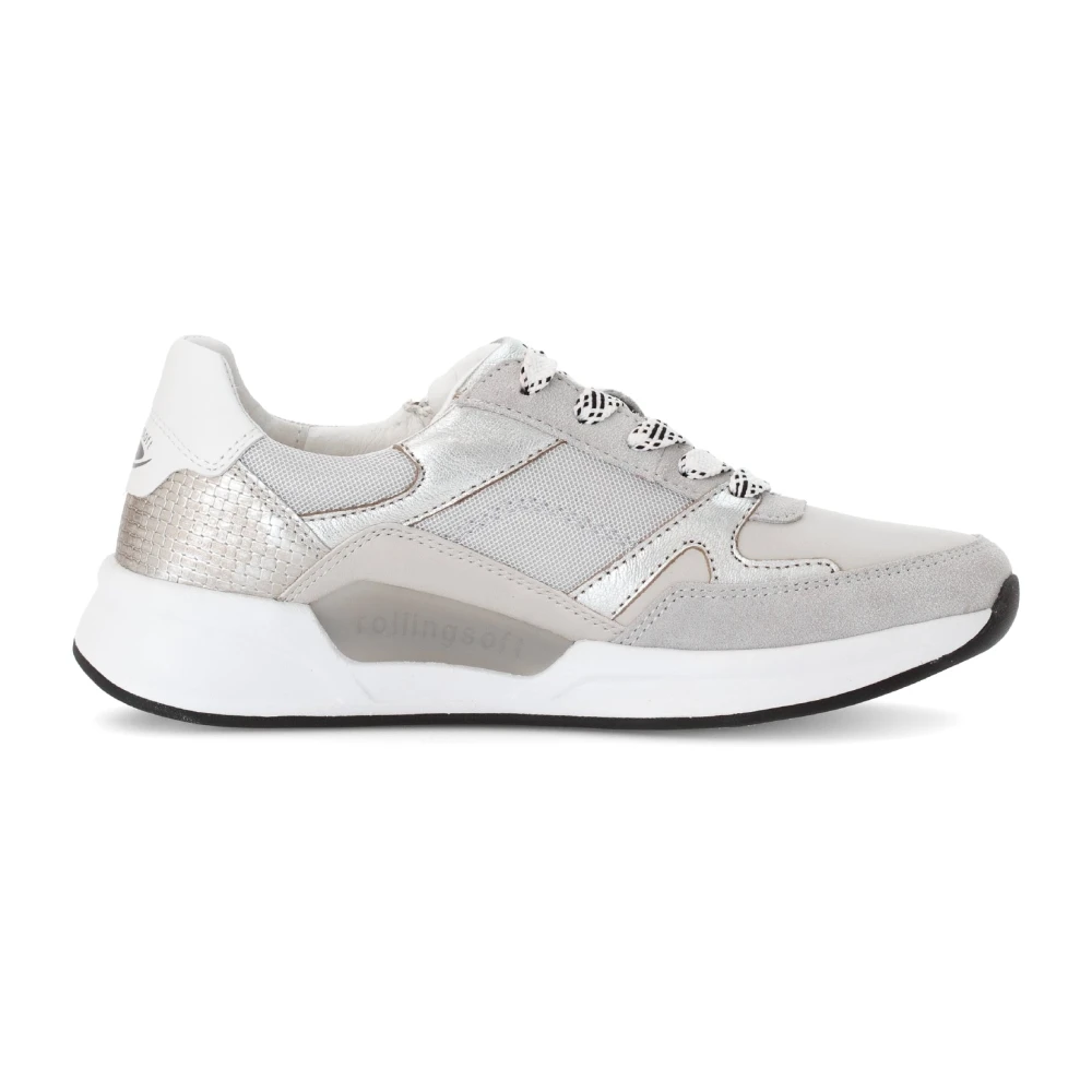 Gabor Sneaker Low Dames Schoenen Grijs